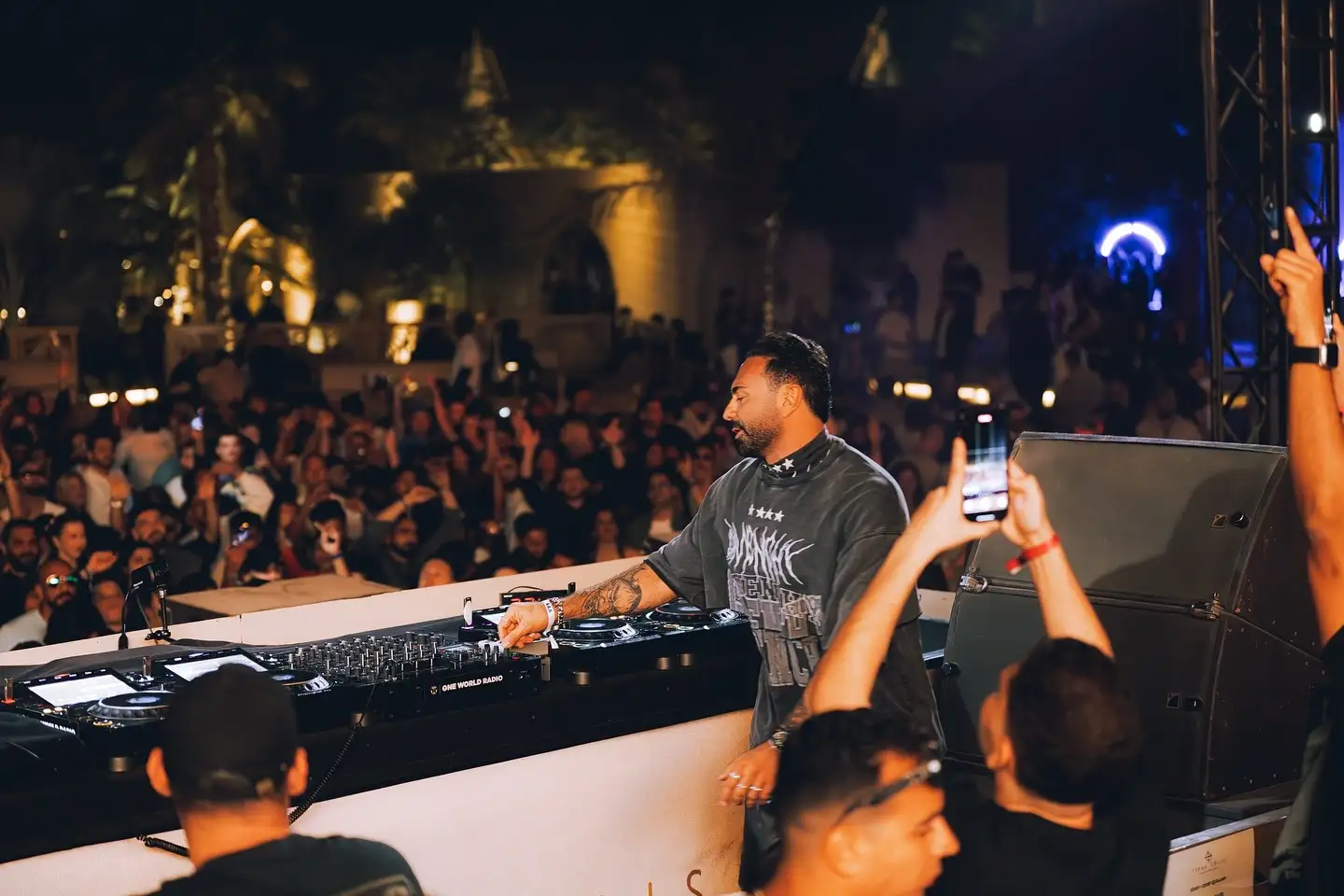 ARADO performing on stage